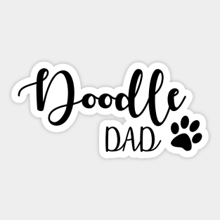 Doodle Dad Paw Sticker